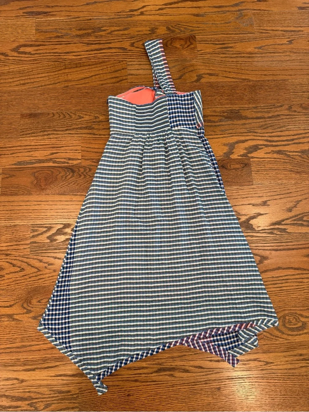 Maeve Plaid Waverly One-Shoulder Dress